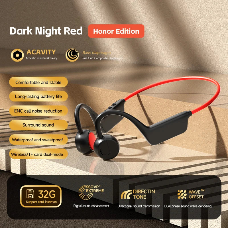 Bone Conduction Headphones Sports & Swimming