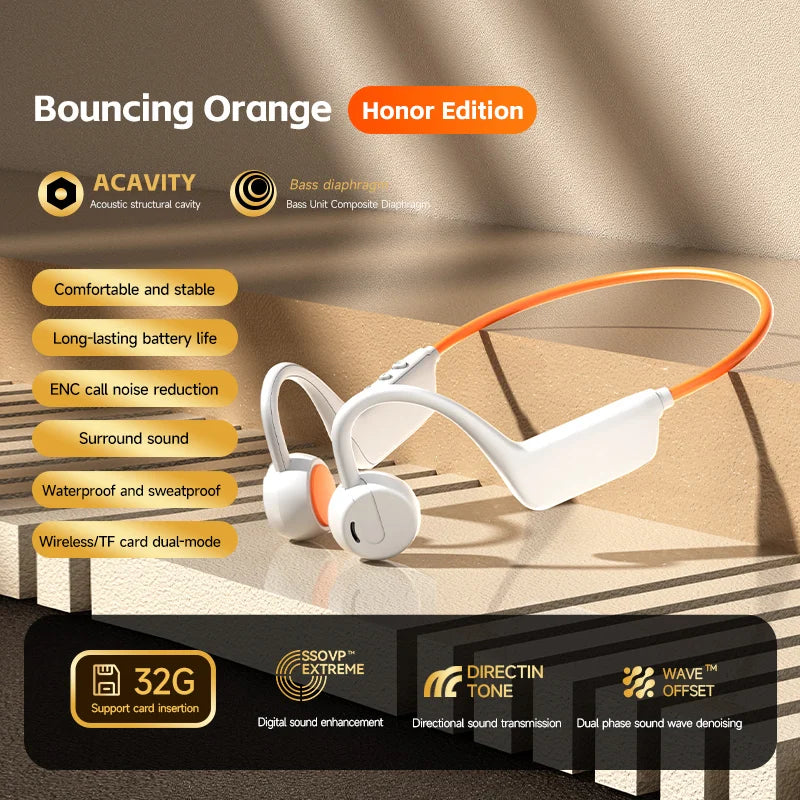 Bone Conduction Headphones Sports & Swimming